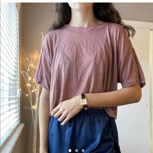 Urban Outfitters Plum Crop Top